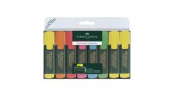 Faber-Castell 1548 Refill Renkli Fosforlu Kalem 10'lu