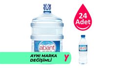 Abant Damacana Su 19 L + Pet Şişe Su 24 x 500 ml