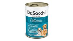 Dr.Sacchi Somonlu Yetişkin Köpek Konservesi 400 g