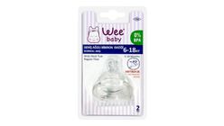 Wee Baby 821 Silicone Bottle Nipple No:2