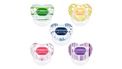 Wee Baby 837 Transparent Patterned Palate Pacifier No:2