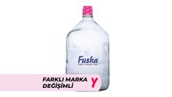 Fuska Cam Damacana Su 19 L + Farkli Marka Degisimi