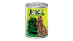 Jungle Kuzu Etli-Av Hayvanlı Köpek Yaş Maması 400 g
