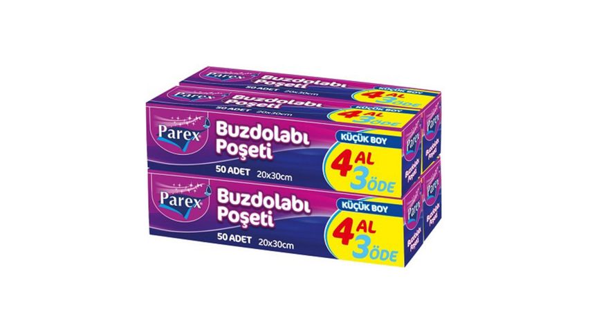 Parex Refrigerator Bags Small Size Buy 4 Pay for 3 (4 x 40) 30 cm
