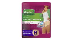 Depend Absorbent Panties Medium Size for Women 10 Pcs