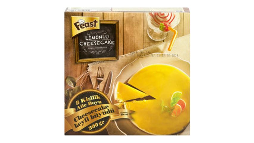 Feast Dondurulmuş Cake Studio Limonlu Cheesecake 650 g