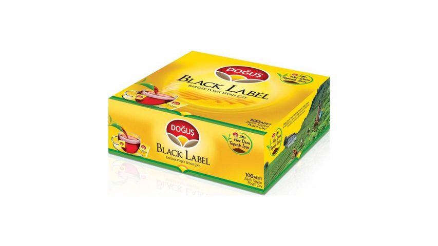 Doğuş Black Label Bardak Poşet Çayı 100'lü 200 g