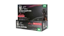 Flex Eldiven Siyah Medium 100'lü
