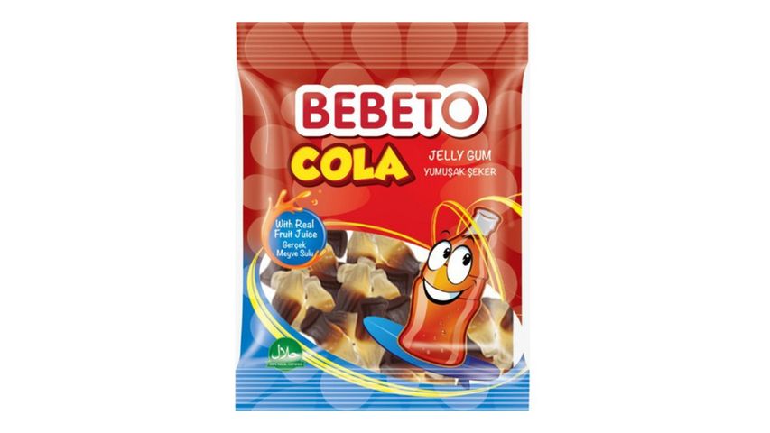 Bebeto Eğlenceli Kola Yumuşak Şeker 80 g