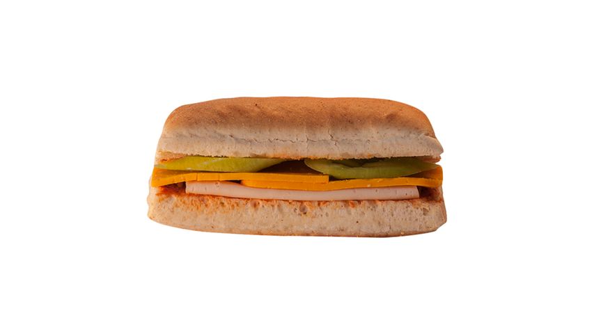 San Panino Cheddar Cheese Turkey Ham Sandwich 125 g
