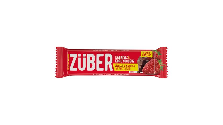 Züber Çilekli & Kakaolu Meyve Tatlısı 40 g