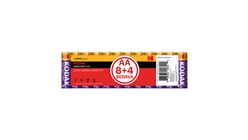 Kodak Çinko Karbon Kalem Pil AA 8+4