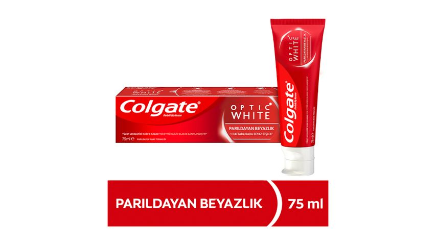 Colgate Optic White Parıldayan Beyazlık Beyazlatıcı Diş Macunu 75 ml