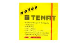 Temat Sarı Yapışkanlı Not Kağıdı 75x75 mm 80 Yaprak