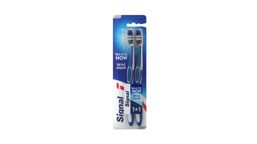 Signal White Now Diş Fırçası Beyaz Dişler 1+1
