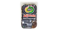 Namlı Aç Bitsin Soslu Siyah Zeytin 150 g