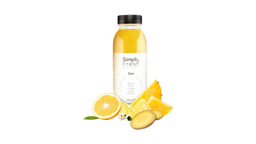 Simply Fresh Yellow Detox 330 ml