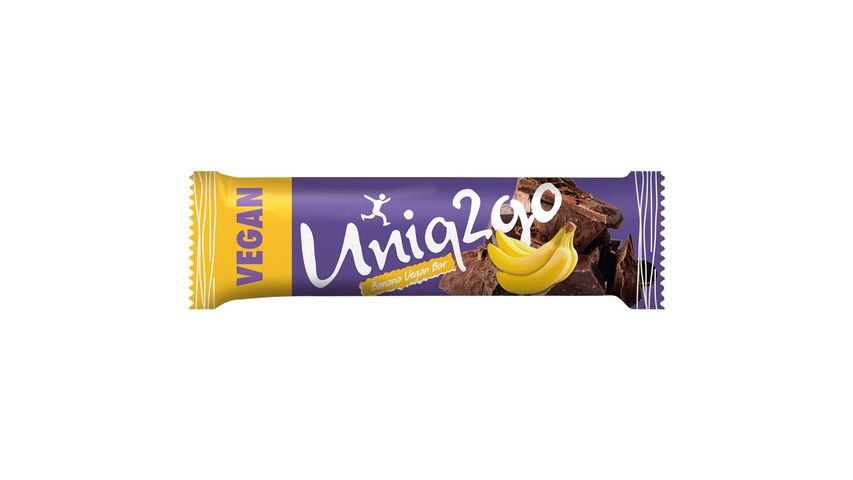 Uniq2go Muzlu ve Proteinli Vegan Bar 38 g