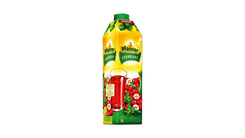 Pfanner Cranberry Vegan Meyve Suyu 1 L
