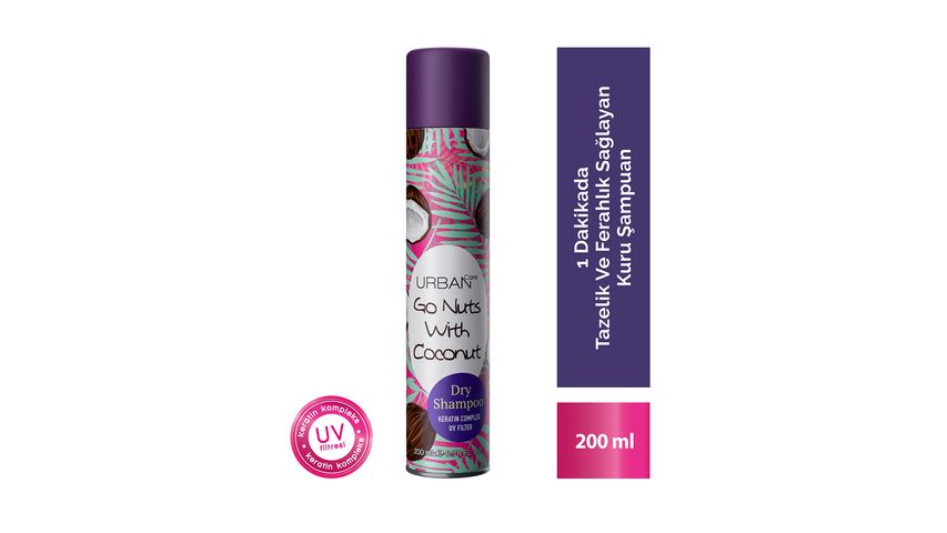 Urban Care Hindistan Cevizi Kokulu Kuru Şampuan 200 ml