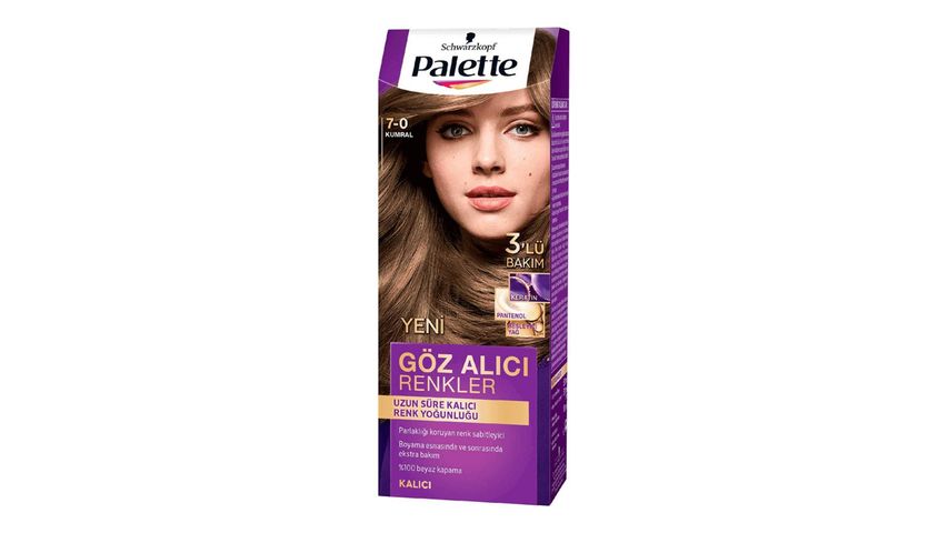 Palette Eye-Catching Colors 7-0 Light Brown Hair Dye