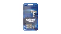 Gillette Sensor3 Shaver + 6 Razor Blades