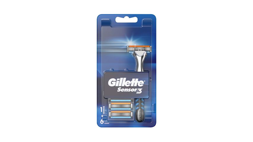 Gillette Sensor3 Shaver + 6 Razor Blades