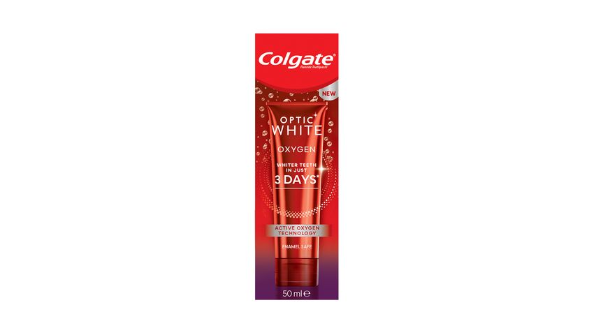 Colgate Optic White Oxygen Active Oxygen Technology Whitening Toothpaste 50 ml