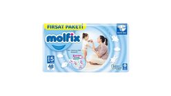 Molfix Bebek Bezi Fırsat Paketi Junior 5 Beden 48'li