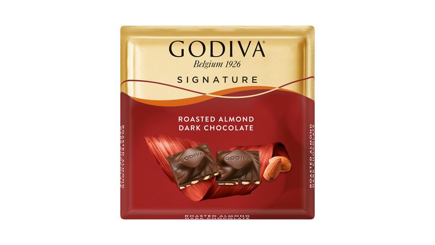 Godiva Almond Dark Chocolate Squares 60 g