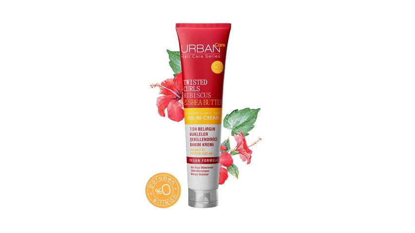 Urban Care Twisted Curls Hibiscus & Shea Butter Durulanmayan Saç Bakım Kremi 175 ml