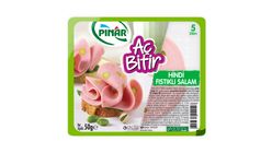 Pınar Aç Bitir Fıstıklı Hindi Salam 50 g