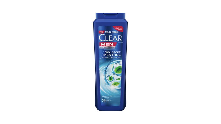 Clear Men Cool Sport Menthol Şampuan 600 ml