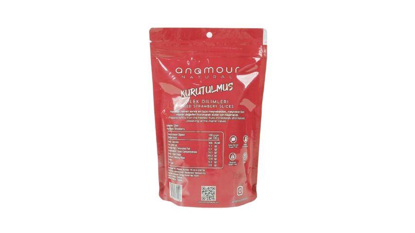 Anamour Kurutulmuş Çilek Dilimleri 25 g