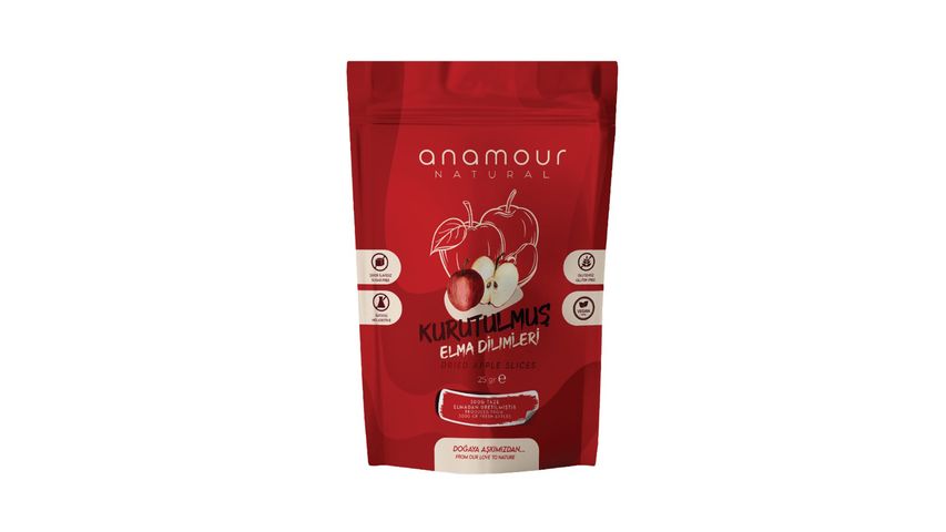 Anamour Kurutulmuş Elma Dilimleri 25 g