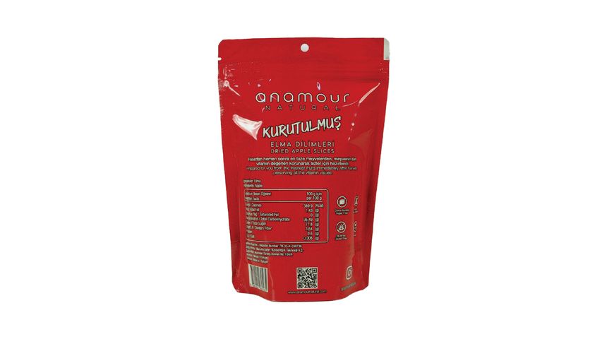 Anamour Kurutulmuş Elma Dilimleri 25 g