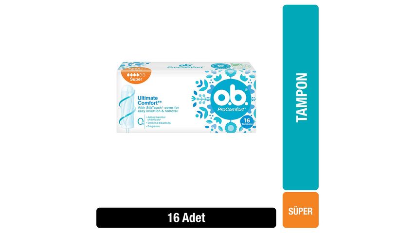 O.B. O.B Tampon Super Plus 16 Pack