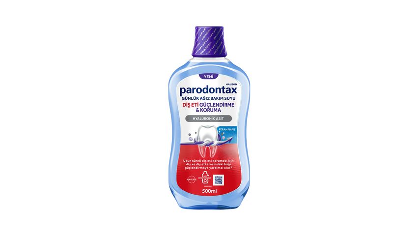 Parodontax Diş Eti Güçlendirme ve Koruma Hyalüronik Asitli Ağız Bakım Suyu 500 ml