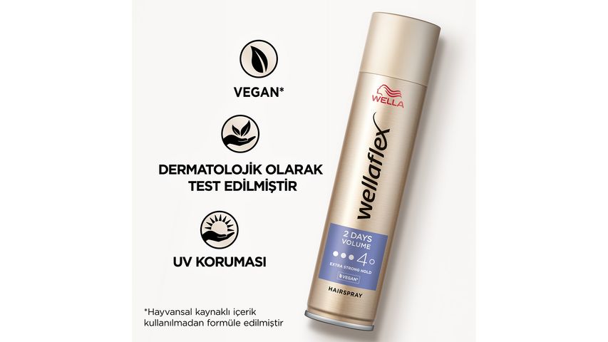 Wella Wellaflex 2 Days Volume 2 Gün Boyunca Hacim Veren Saç Spreyi Extra 400 ml