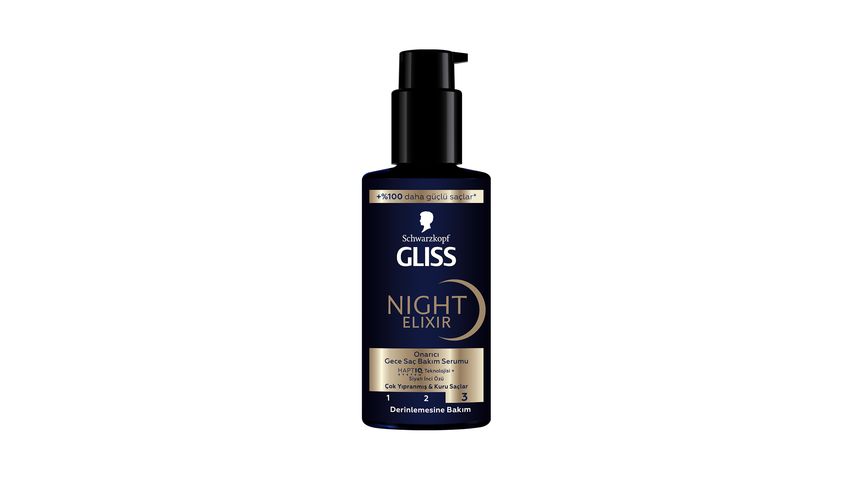 Gliss Night Elixir Onarıcı Gece Bakım Serumu 100 ml