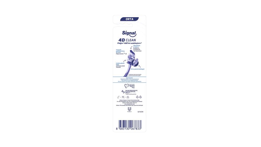 Signal Ultra Clean Expert 4D Clean Toothbrush 1+1 Medium