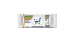 Solo Natural Power White Soap Freshness Surface Cleaning Towel 100 pcs
