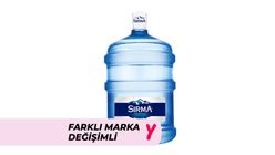 Sırma Damacana Su 19 L + Farklı Marka Değişimi