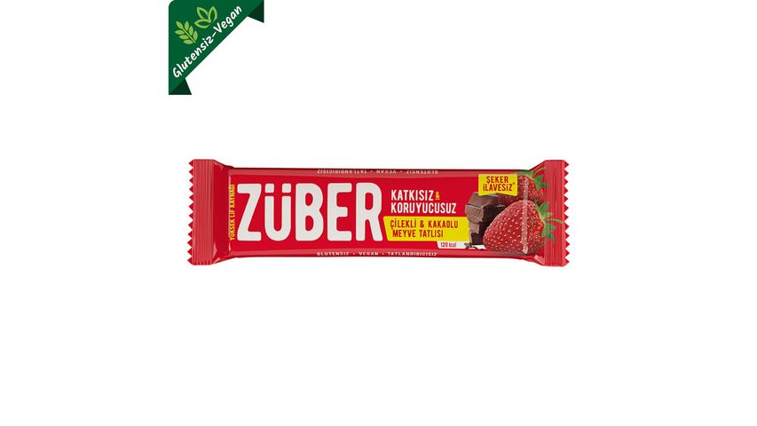 Züber Çilekli & Kakaolu Meyve Tatlısı 40 g