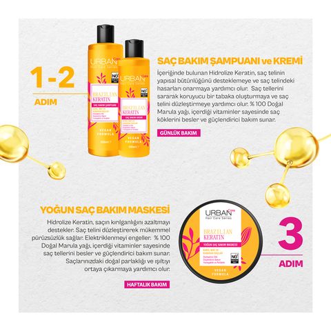 Urban Care Brazilian Keratin Saç Bakım Şampuanı 350 ml