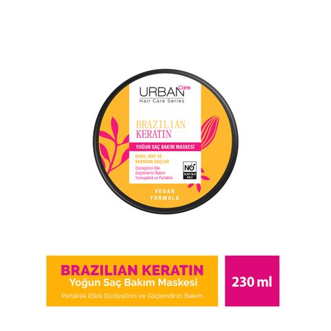 Urban Care Brazilian Keratin Yoğun Saç Bakım Maskesi 230 ml