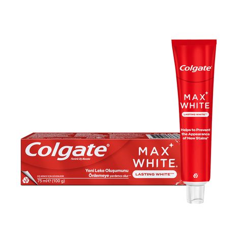 Colgate Max White Kalıcı Beyazlık Beyazlatıcı Diş Macunu 75 ml
