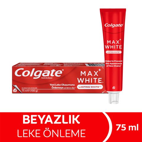 Colgate Max White Kalıcı Beyazlık Beyazlatıcı Diş Macunu 75 ml