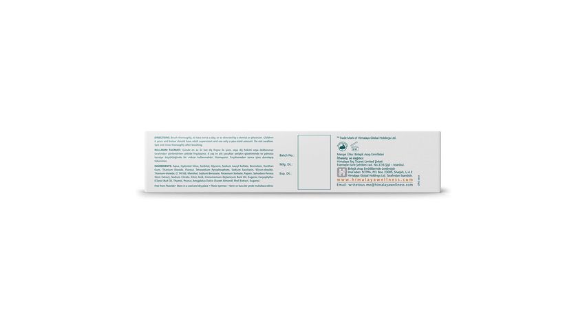 Himalaya Nane Ferahlığı Florürsüz Diş Macunu 75 ml