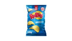 Ruffles Originals Super Size Potato Chips 125g